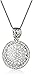 Sterling Silver Bali-Inspired Filigree Pendant Necklace, 18"