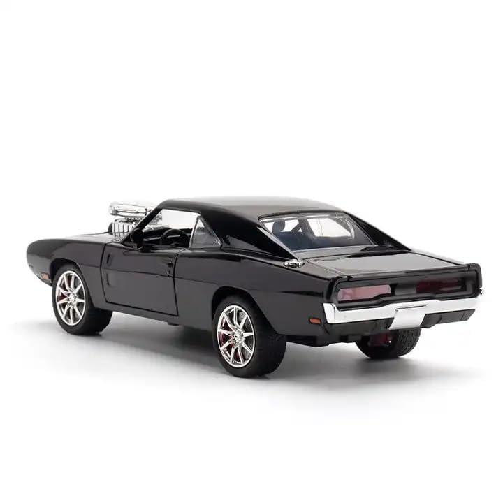 Image of SPITEN Fast and Furious 7 Big 1:24 Diecast Scale Model Alloy Metal Pull Back Toy car for Kids with Openable Doors & Light, Music Toy Vehicle for Kids - Colors as Per Stock