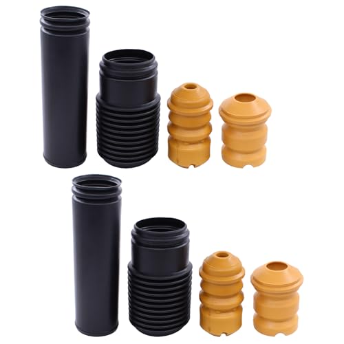 Staubschutzsatz Stoßdämpfer Staubschutz Anschlagpuffer Staubschutzkappe Gummipuffer Anschlaggummi Federung Gummi Puffer Staub Schutz Kappe vorne und hinten für 3er E46 E36 Cabrio Coupe Compact Touring