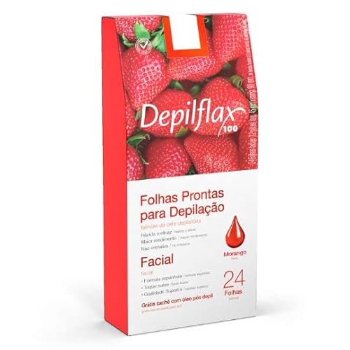 Kit 3 Cx de Folhas Prontas Para Depilação Facial Depilflax