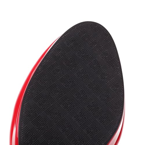 Asterisco Women Cone Heel Pumps with Platform Ankle Strap Bows High Heel Shoes Round Toe Buckle Elegant Heels, Size 2-13.54