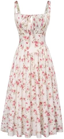 Scarlet Darkness Women's Floral Midi Dress Corset Sundresses 2026...