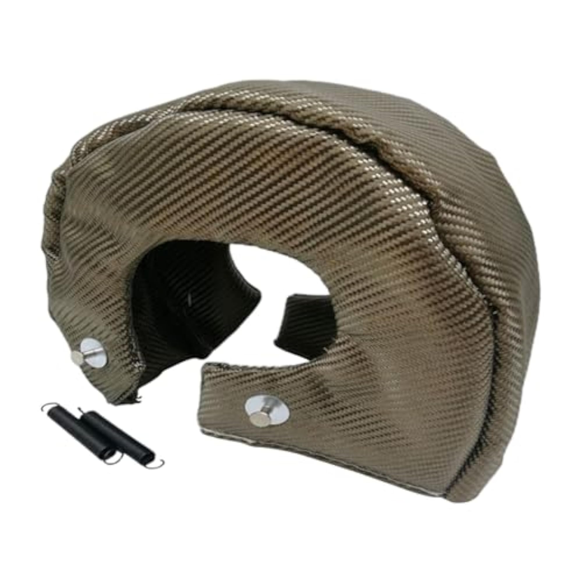 Turbocharger Cover Wrap with Locking Springs