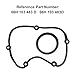 FZJDSD Upper Timing Chain Cover Gasket Seal Kit Compatible with VW Beetle CC Golf Jetta Passat Tiguan Compatible with Audi A3 A4 A5 A6 A8 Q3 Q5 S4 S5 S6 S8 2005-2017 Replaces 06H103483C 06H103483D