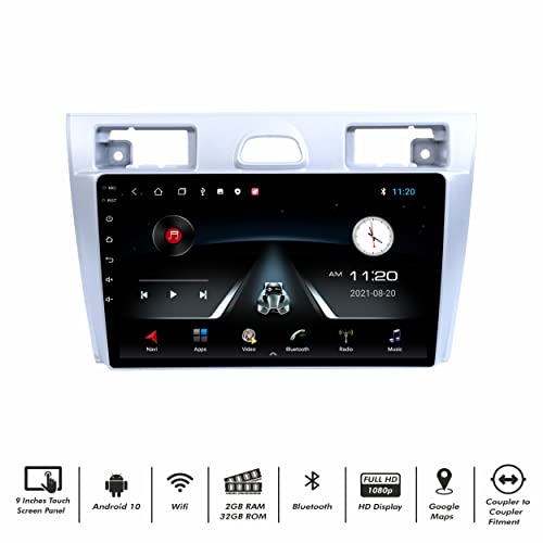 Image of 9 Inches Advanced Android System for Ford Old Fiesta (2004-09) with 2GB /32GB RAM & ROM, Gorilla Glass /Full HD Display /WiFi /GPS /SWC and HD Parking Camera