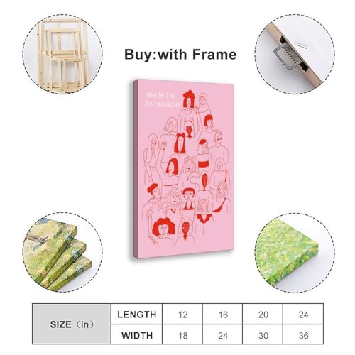 Tableau Down with Patriarchy pour rompre la monotonie des murs - 2