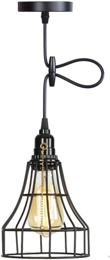 Lámpara colgante industrial nórdico vintage interior lámpara colgante estilo americano simple granja colgante accesorio de iluminación para