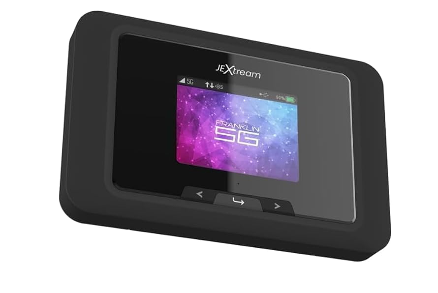 Franklin Wireless JEXtream RG2100 (T-Mobile) 5G WiFi 6 Mobile Hotspot Router - Black (Renewed)