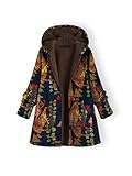  Osheoiso Femme Cardigan Veste en Peluche Douce Manteau Longue Grande Taille Manches Longues Jacket Pas Cher Casual Outwear Chandail Elégante Manteau en Laine Polaire H Marine XXL
