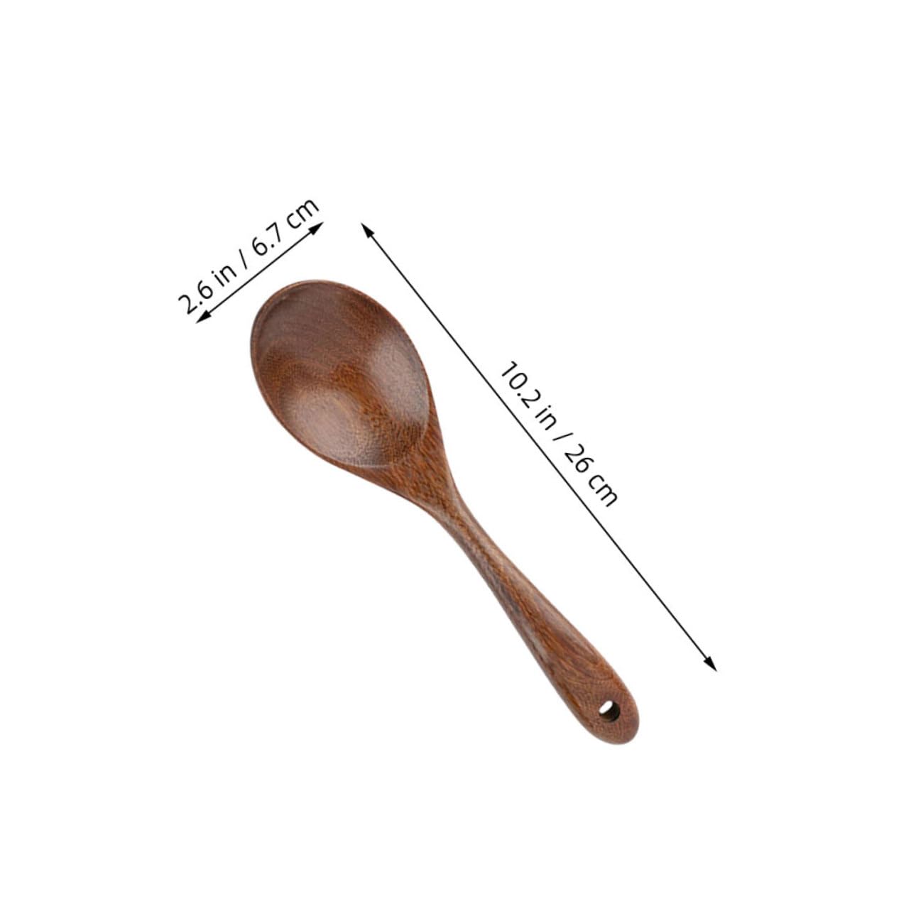 LIFKOME Holzlöffel Und Gabel Zum Servieren Salatbesteck Aus Holz Salatlöffel Holzgabeln Küchen-kochutensilien Mischen Und Kochen Haushaltswaren Wohnaccessoires