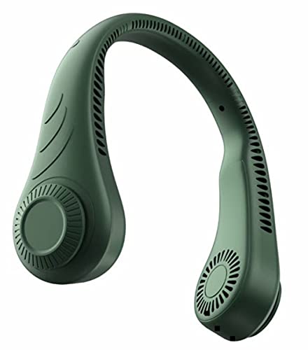 USB Ventilador Portatil Cuello con 2000mAh Bateria Recargable, Mini Ventilador Silencioso, para Deporte Oficina Hogar Viajar Cover