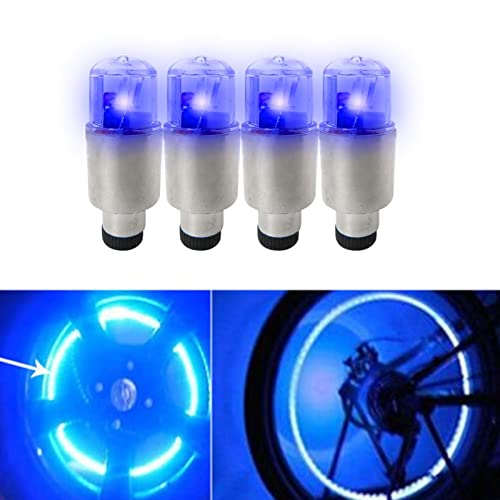 16 Pack Car Auto Wheel Tire Tyre Air Valve Stem LED Caps Cover Waterproof Accessories Fit for Bike Car Motor (Colorful, Red, Blue, Green) - Image 5