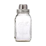 W&P Mason Cocktail Shaker | Silver, 4 Pieces, 32 Ounce | Bar Tool, Craft Cocktail Set, Dishwasher Safe