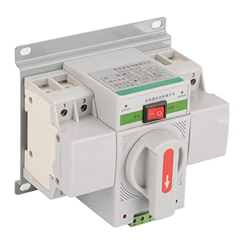 Interruttore Di Trasferimento Automatico 220V 63A 2P, Mini Doppio Alimentazione Per Casa E Locali, Con Protezione