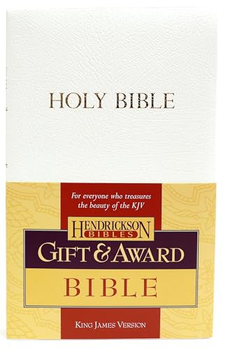 KJV Gift & Award Bible: White