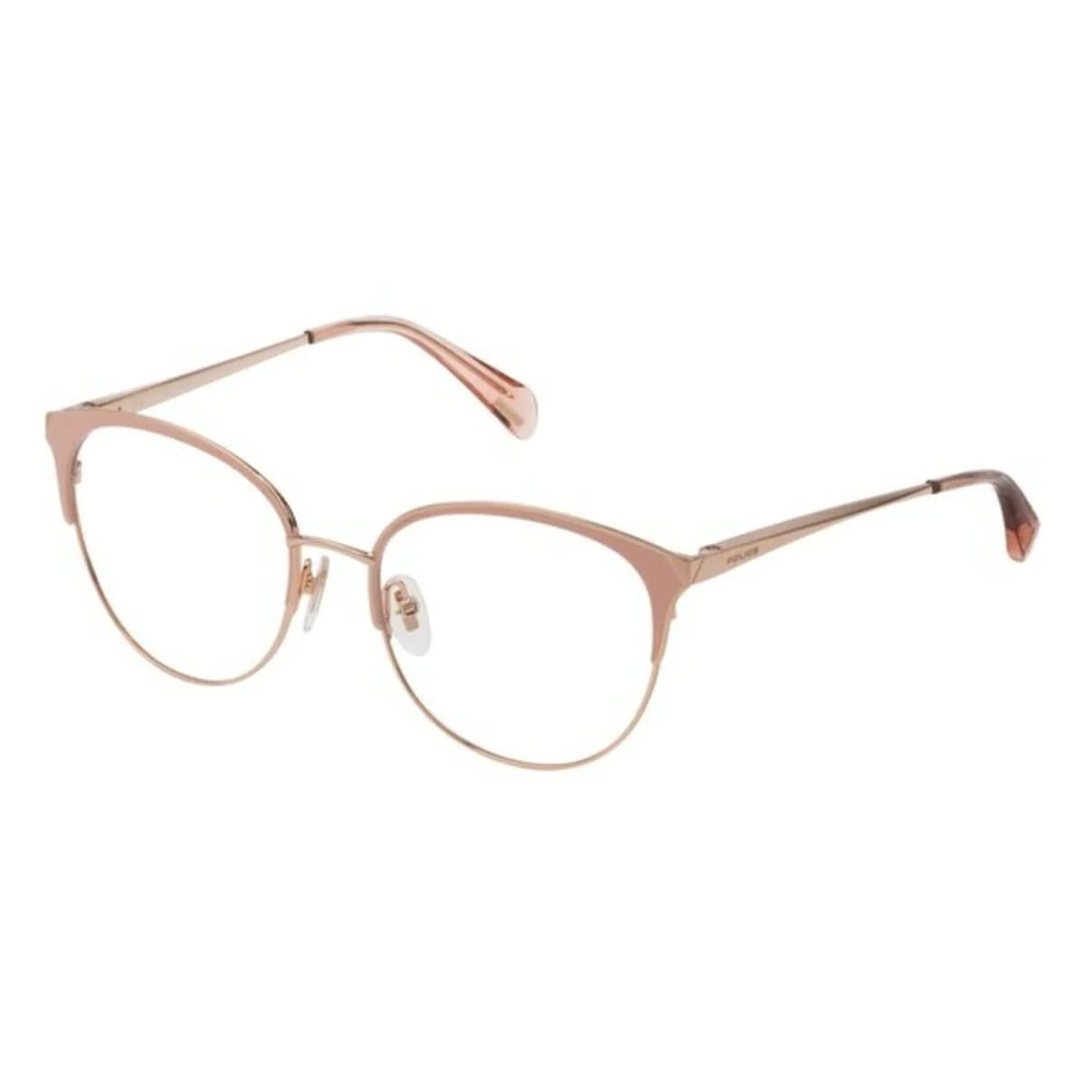 Okulary policyjne Grace 2 (VPL-843 300Y) - złoty metal - pastelowy róż, złoty - pastelowy róż, 53 cm, Złoto - Różowy Pastell, 53 cm