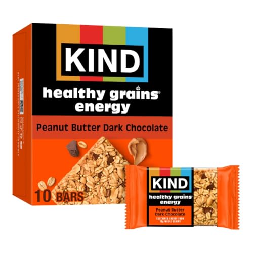 30% coupon - KIND Healthy Grains Peanut Butter Dark Chocolate Energy Bars, 10ct