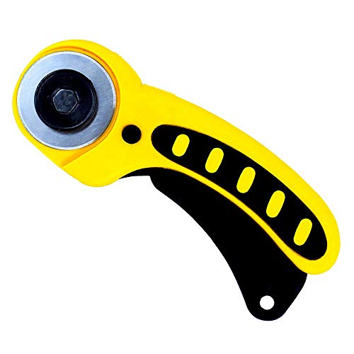 Cortador Circular 45mm Profissional Patchwork Amarelo