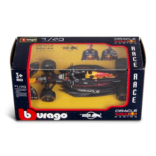 Bburago F1 Formula 1 CAR ASSORTMENT(2024) - 1:43 Scale - Incredibly Detailed Die-Cast Replica Collectible Race Car Models, Multiple Colours