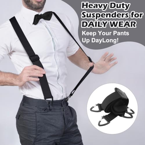 Image of Sintege X Back Hidden Suspenders for Men 1.5 Inch