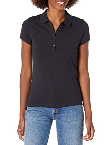 Nautica Junior's Uniform Short Sleeve Pique Polo, Navy, X-Small(1), NUFCB440-414