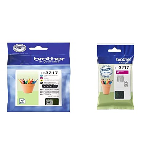 Cartouches Brother LC3217 d'origine pour remplacer l'encre de votre bureau