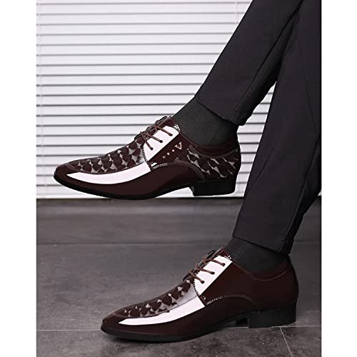 Men's Dress Shoes Tuxedo Oxfords Comfortable Derby Shoes Formal Business Wedding Shoes Classic Suit Shoes3