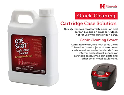 Hornady 043355 Lock-N-Load Sonic Gun Cartridge Cleaner Solution, Quart #TOP2