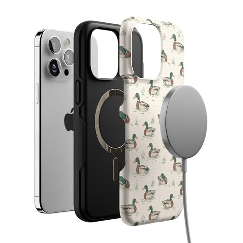 Casely iPhone 15 Pro Max Case | Mallard & Co. | The Boyfriend Collection | Bold Protective Design | Compatible with MagSafe