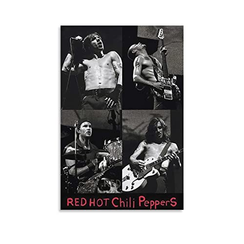 Toile Red Hot Chili Peppers grand format 50x70cm impression haute netteté