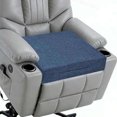 FlyGulls Recliner Cushions for Elderly 20"X20"X4", Non-Slip, Blue by FlyGulls - Used condition - US$28.49