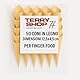 Terryshop74 Holzbehälter für Aperitifs, Partys, Catering, Fingerfood, biologisch abbaubare Einwegbehälter (50, Konus 12,5 x 4,5 cm)