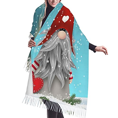 Écharpe traditionnelle de Noël : le cadeau idéal en cachemire doux pour femme