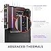 NZXT N9 X870E - AMD X870E AM5 ATX Gaming Motherboard for Ryzen 9000/8000/7000-20+2+1, DDR5, 4X M.2, PCIe 5.0, Wi-Fi 7, 5GbE, USB 4 – Full-Metal Cover, M.2 Quick-Release Latches – Black