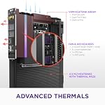 NZXT N9 X870E - AMD X870E AM5 ATX Gaming Motherboard for Ryzen 9000/8000/7000-20+2+1, DDR5, 4X M.2, PCIe 5.0, Wi-Fi 7, 5GbE, USB 4 – Full-Metal Cover, M.2 Quick-Release Latches – Black - Image 3