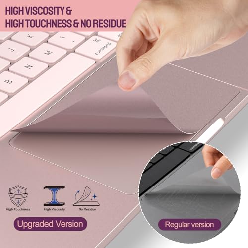 Palm Rest Cover Set with TrackPad Protector Compatible with 2026 MacBook Neo 13 Inch A3404 with A18 Pro Chip, Apple MacBook Neo 13 Scratch-Resistant Wrist Rest Skin Sticker Decal - Blush by CASEDAO - Used condition - Image 4