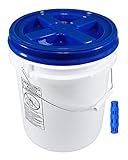100 mil Extra Heavy Duty 20 Liter (5.28 Gallon) Bucket with Gamma Seal Lid (Blue)