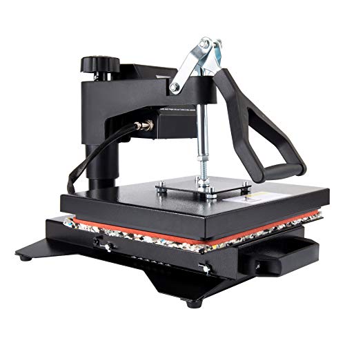 Creworks 12X10 Inch Heat Press Machine Professional 360 Swing-Away T-Shirt Press For Shirt, Phone Case, Mouse Pad, Tote Bag, Pillow Case, Coasters, Puzzles, Tiles (12X10 Inch Machine Only) #TOP6