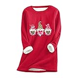 PTLLEND Damen T-Shirts Bluse Gestreiftes Damen Hemd V-Ausschnitt Tops Lose Lässige Chiffon Langarm T-Shirt Top Tunika Elegantes Langarm Shirt