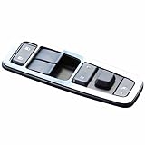 Technical Precision Replacement For KENWORTH T880 YEAR 2017 304 SS POWER WINDOW CONTROL TRIM W/CUTOUTS FOR HEAT BUTTONS