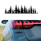 QZTYTY 7 Inch Pine Tree Forest Sticker Decal, Forest Car Decals, Auto Tree Graphic...