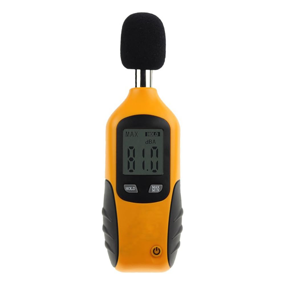 Toplionace HT-80A Décibelmètre, Sonomètre Numérique 30-130dB Outil de Mesure du Bruit Audio
