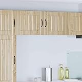 Design moderne : la finition simple en chêne Sonoma et le cadre minimaliste en bois donnent à ces armoires de buffet une esthétique contemporaine. Elles s'intègrent parfaitement dans n'importe quelle pièce et servent de buffet élégant ou d'armoire élégante.