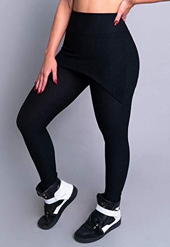 Calça Legging MVB Modas Bolha Saia Feminina