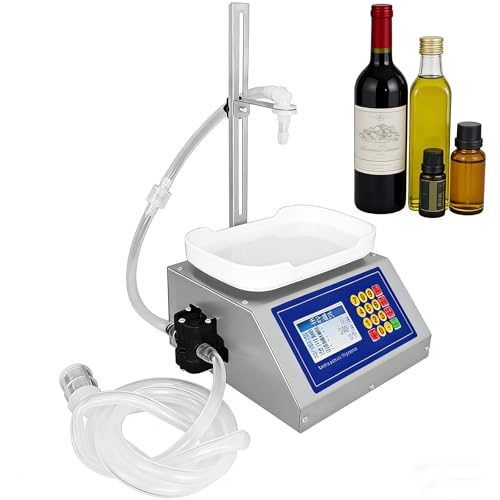 riempitrice per liquidi, 10-3000 ml, automatica, a controllo numerico digitale, con pompa a membrana, design antigoccia, dispenser per olio, acqua, vino, cosmetici