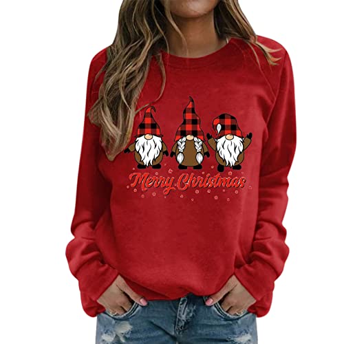 NNGOTD Weihnachtspullover Damen Grinch kostüm Damen Weihnachten...