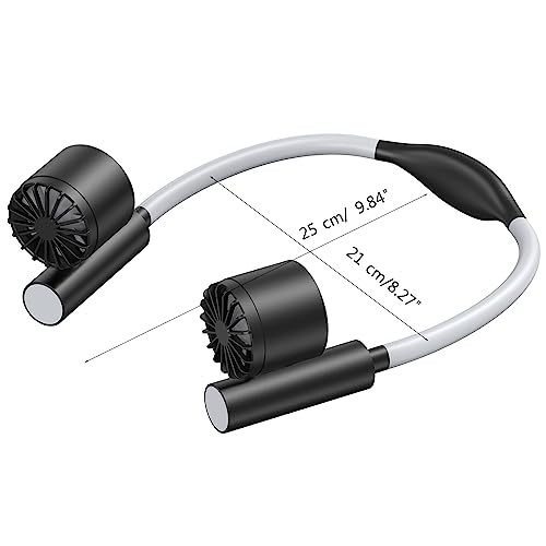 Ventilateur de cou rechargeable USB puissant 2400mA - 7
