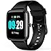 Monpack, Smartwatch Uomo Donna, Orologio Fitness Tracker Impermeabile 5ATM, Contapassi, Sonno Cardiofrequenzimetro, Chiamate Tracker Activity Sportivo per iOS Android, Nero, 24.2 x 3.2 x 1.0 cm, 205L