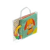 Libro para Bebés de Tela Suave: Perro con Sonaja