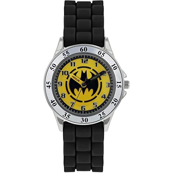 BATMAN Garçons Analogique Quartz Montre avec Bracelet en Caoutchouc BAT9522